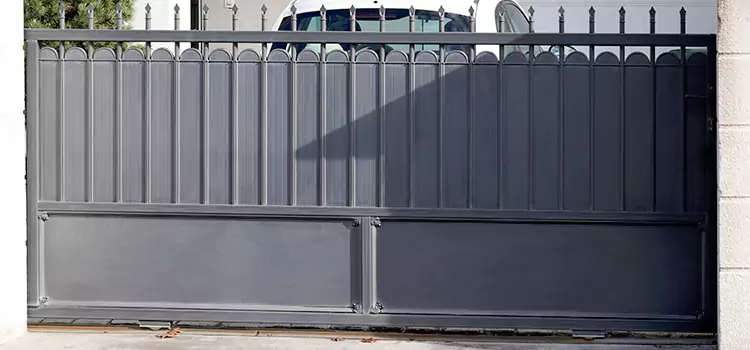 Metal Driveway Gate Installation Liberty