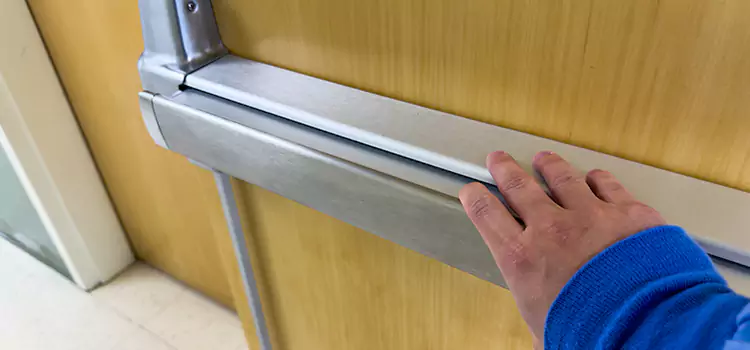 Installing a Push Bar on a Door Liberty